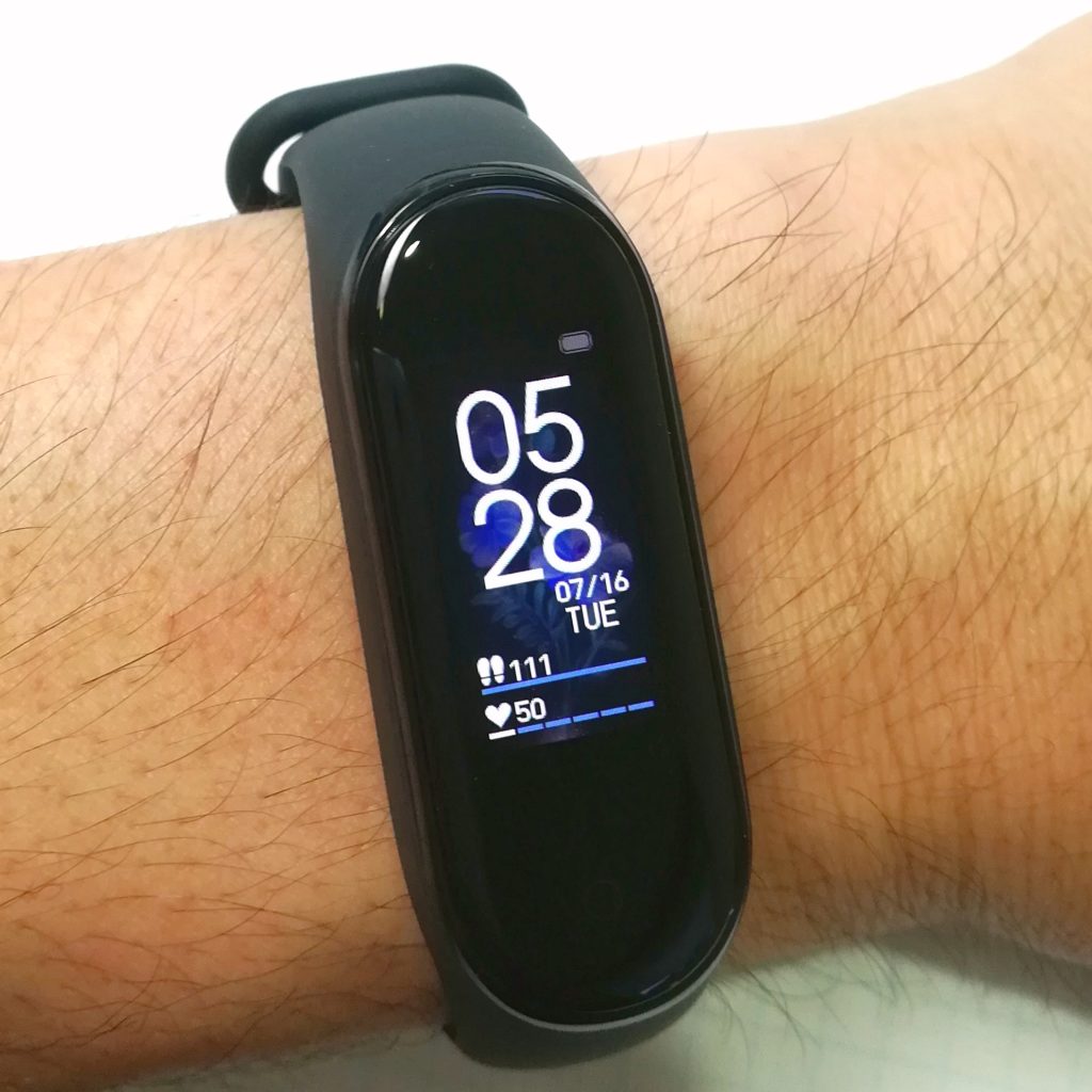 MiBand4装着写真