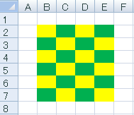 Excelで色の一括変換