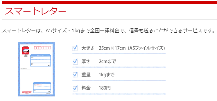 レター 料金 スマート スマートレター